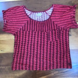 Juicy Couture Red Houndstooth Shirt!